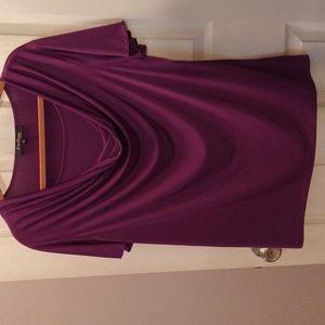 Cowl Neck Women's Blouse, Size 2X